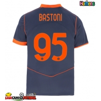 Camisa de Futebol Inter Milan Alessandro Bastoni #95 Equipamento Alternativo 2025-26 Manga Curta